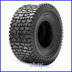 Set 4 15x6-6 20x8-8 Lawn Mower Tires 4Ply Tubeless Heavy Duty Replacement Tyres