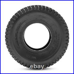 Set 4 15x6-6 20x8-8 Lawn Mower Tires 4Ply Tubeless Heavy Duty Replacement Tyres