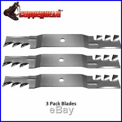 Set Of 3 Mulch Blades Toro- Time Cutter Z 50 Toro 110-6837-03 112-9759-03 12362