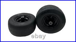 Set of 2 13x6.50-6 4 Ply Smooth Tire & Wheel Assembly