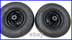 Set of 2 13x6.50-6 4 Ply Smooth Tire & Wheel Assembly