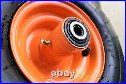(Set of 2) 13x6.50-6 4 Ply Smooth with 6x4.5 Cats Eye Gold Wheel Assy for Scag