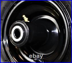 (Set of 2) 13x6.50-6 Black Wheel Assemblies for Carlisle, Exmark, Scag, Toro, JT