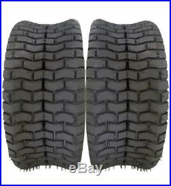 Set of 2 16x6.50-8 4PR Soft Turf Lawn Mower Tires with warranty 620 lbs