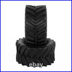 Set of 2 20x10.00-8 4PR Garden Lawn Mower Tractor Turf Tires Rim Width 7.0