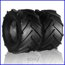Set of 2 24x12.00-12 Lawn Mower Garden Tractor Tires 6 Ply 24x12-12 Tubeless