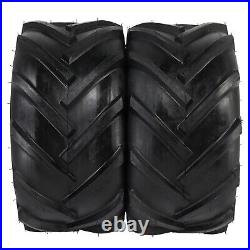 Set of 2 24x12.00-12 Lawn Mower Garden Tractor Tires 6 Ply 24x12-12 Tubeless