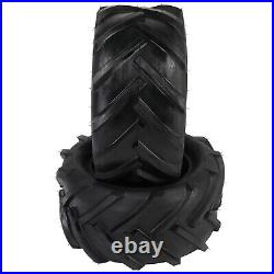 Set of 2 24x12.00-12 Lawn Mower Garden Tractor Tires 6 Ply 24x12-12 Tubeless