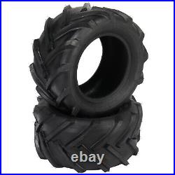 Set of 2 24x12.00-12 Lawn Mower Garden Tractor Tires 6 Ply 24x12-12 Tubeless
