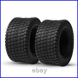 Set of 2 24x12.00-12 Lawn Mower Tractor Turf Tires 4 Ply 24x12-12 Tubeless