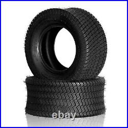 Set of 2 24x9.50-12 Lawn Mower Tractor Turf Tires Heavy Duty 4 Ply Tubeless