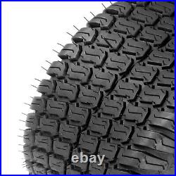 Set of 2 24x9.50-12 Lawn Mower Tractor Turf Tires Heavy Duty 4 Ply Tubeless
