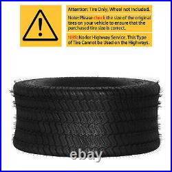 Set of 2 24x9.50-12 Lawn Mower Tractor Turf Tires Heavy Duty 4 Ply Tubeless