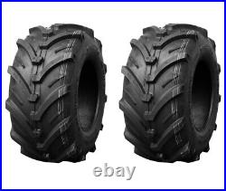 Set of 2, Deli 18x8.50-8 Lawn Mower Tires 8 Ply Heavy Duty Garden Tractor Lug