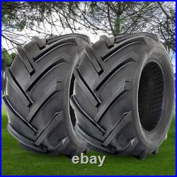 Set of 2 Lug 23x10.50-12 Lawn Mower Tires 6ply Turf Friendly Tubeless 23x10.5x12