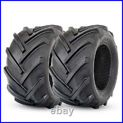 Set of 2 Lug 23x10.50-12 Lawn Mower Tires 6ply Turf Friendly Tubeless 23x10.5x12