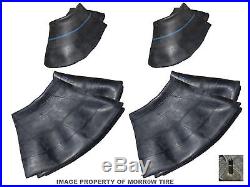 Set of 4 Lawn Mower Tire Inner Tubes TWO 15X6.00-6 Fronts & TWO 20X8.00-8 Rears