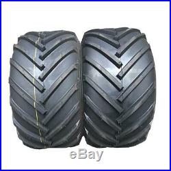 Set of Two 24x12-12 Lawn Mower Turf Tires Tubeless 4PR P328 Max load1710Lbs