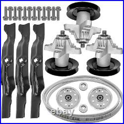 Spindle & Blade with Belt & Pulley for Cub Cadet RZT-50 618-04125 918-04125 50