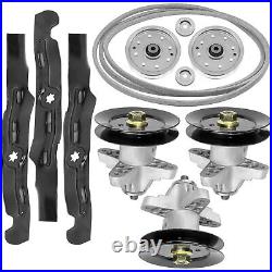 Spindle & Blade with Belt & Pulley for Cub Cadet RZT-50 618-04125 918-04125 50