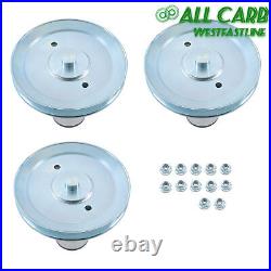 Spindle For Ariens Gravely Ikon-X Edge 51528000 51537200 52-Inch Deck 3 Pack