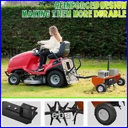 Steel Heavy Duty Lawn Aerator with 40 Width Tow Plug Achieve Well Kept Lawn