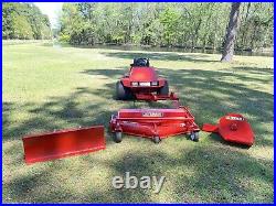 Steiner 220 Tractor Mower With Blower, Mower Deck, Edger, & Manual Angle Blade