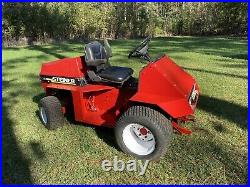 Steiner 220 Tractor Mower With Blower, Mower Deck, Edger, & Manual Angle Blade