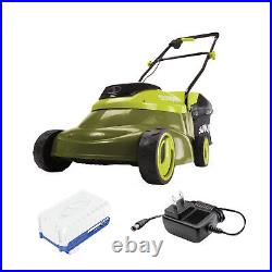 Sun Joe 24V-MJ14C 24-Volt iON+ Cordless Push Lawn Mower Kit 14-inch