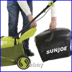 Sun Joe 24-Volt Cordless Push Lawnmower Kit 14-inch 4.0-Ah Battery & Charger