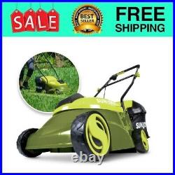 Sun Joe 28V Cordless 14 Brushless Push Walk-Behind Lawn Mower, Adjustable Cut