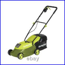 Sun Joe 28V Cordless 14 Brushless Push Walk-Behind Lawn Mower, Adjustable Cut
