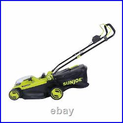 Sun Joe 48-Volt Cordless Lawn Mower 17-inch 6-Position 2 x 4.0-Ah Battery