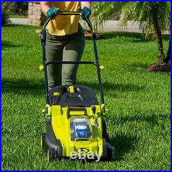 Sun Joe 48-Volt Cordless Lawn Mower 17-inch 6-Position 2 x 4.0-Ah Battery