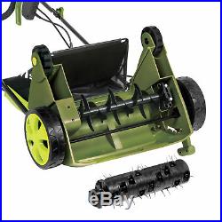 Sun Joe AJ801E Electric Lawn Dethatcher + Scarifier with Collection Bag 13 inch