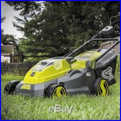 Sun Joe Cordless 16 inch Lawn Mower Certified Refurbished 90 Day Warranty