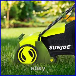 Sun Joe Electric Lawn Dethatcher + Scarifier With Collection Bag, 13-inch, 12-Amp