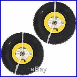 SureFit Yellow Wheel Assy John Deere M123810 GY20638 D100 E100 L100 15x6-6 2PK