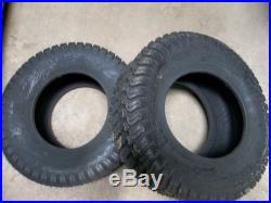 TWO 16/6.50-8,16/6.50x8 Lawnmower / Golf Cart Turf 4 ply Tubeless Tires