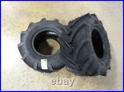 TWO 18X8.50-8 BKT TR-317 R-1 Bar Lug Super Traction Tires Lawn Tractors Mowers