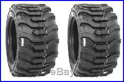 TWO 18x8.50-10 Lug Traction Lawn Tractor Tires 18 8.50 10 R-4 Lawn Mower