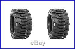 TWO 18x8.50-10 Lug Traction Lawn Tractor Tires 18 8.50 10 R-4 Lawn Mower