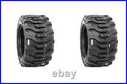 TWO 18x8.50-10 Lug Traction Lawn Tractor Tires 18 8.50 10 R-4 Lawn Mower Tiron