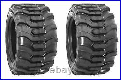 TWO 20x8.00-10 Lug Traction Lawn Tractor Tires 20 8 10 R-4 Lawn Mower Heavy Duty