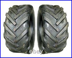 TWO (2) 23x10.50-12 LRB Imported SUPER LUG style Ag Lug tractor trencher tire