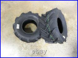 TWO NEW 18x9.50-8 Air-Loc R1 Bar Lug Super Traction Tires Lawn Tractor 4 ply TL