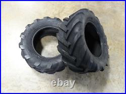 TWO New Deestone 23X10.50-12 Tractor Lug Tires 6 ply with Free Stems READ