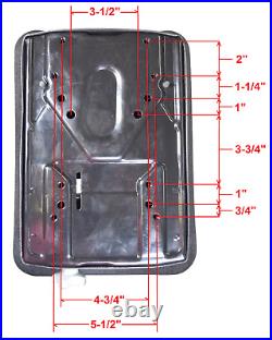 Tractor and Zero Turn Mower Seat Suspension System Adjustable Height