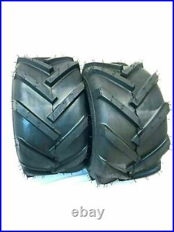 Two 18x9.50-8 Lug R1 Lawn Tractor Tires Lug AG Lawn Tractor Tires 18 950 8