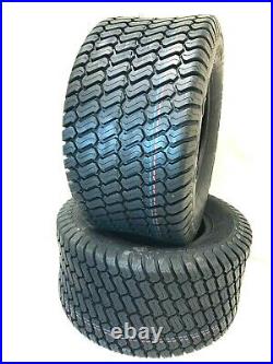 Two 20X10.00-10 4P Tires Turf Master Style PAIR 20x10-10 Lawn Tractor Tires